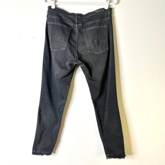 AG Adriano Goldschmied Jean Women 30 Gray The Farrah Skinny High Rise Slim Y2K - Picture 2 of 10